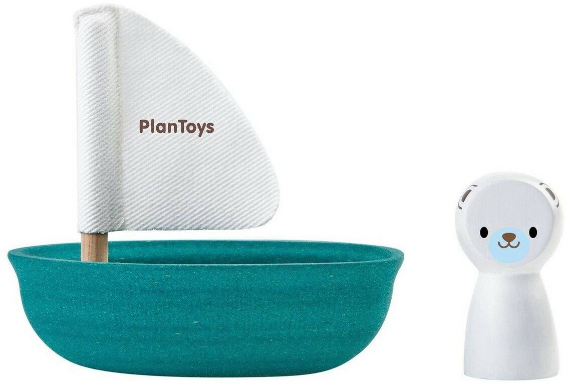 Plan Toys Sailboat polar bear Jouets de bain